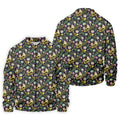 Trombones Floral Tropical Vibe Golf Tops For Men, Polo Shirts For Men, Golf Shirts For Men