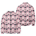 Coquette Pumpkin Boo Pink And Black Cute Golf Outfit, Fun Golf Shirts For Men, Golfing Apparel