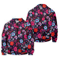 Colorful Hibiscus Tropical Floral Hawaiian Golf Shirt, Summer Vibe Golf Shirts For Men