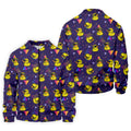 Funny Yellow Duck Sunglasses Golf Shirt, Men's Golf Shirt, Cute Golf Outfit, Polo Shirts For Men