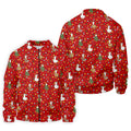 Funny Duck Merry Xmas Red Golf Shirts, Gifts For Golf Lovers, Polo Shirts For Men, Golfing Apparel