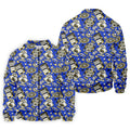 Casino Golf Pattern Blue Hawaiian Golf Polo Shirt, Golf Shirts For Men, Mens Golf Apparel