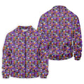 Cute Halloween Icon Pattern Golf Polo Shirt, Mens Golf Shirts, Hawaiian Golf Shirt