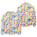 Autism Ribbon Colorful Puzzle Pieces Handprints Golf Tops For Men, Polo Shirts For Men, Golf Shirts For Men