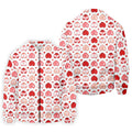 Funny Heart Butt Pattern Golf Polo Shirt, Mens Golf Shirts, Golf Apparel For Men