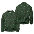 Computer Circuit Board Hawaiian Golf Shirt, Coder Gift Men's Golf Shirt, Polo Shirts For Men