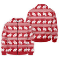 Reindeer Humping Seamless Pattern Golf Shirt, Christmas Golf Shirt, Golf Shirts For Men, Golf Gift For Men
