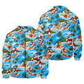 Funny Beach Surfer Jesus Hawaiian Golf Shirt, Mens Golf Polo, Printed Golf Shirts