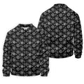 Dirty Funny Adult Humor Snowflakes Black Golf Shirt, Fun Men's Golf Polos, Christmas Golf Shirt, Polo Shirts For Men