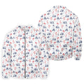 Flamingo Funny Golf Pattern Polo Shirt, Men's Golf Shirt, Golf Apparel For Men