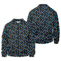 90s Dice Memphis Style Black Golf Shirt, Cute Golf Shirt, Polo Shirts For Men, Golf Shirts For Men