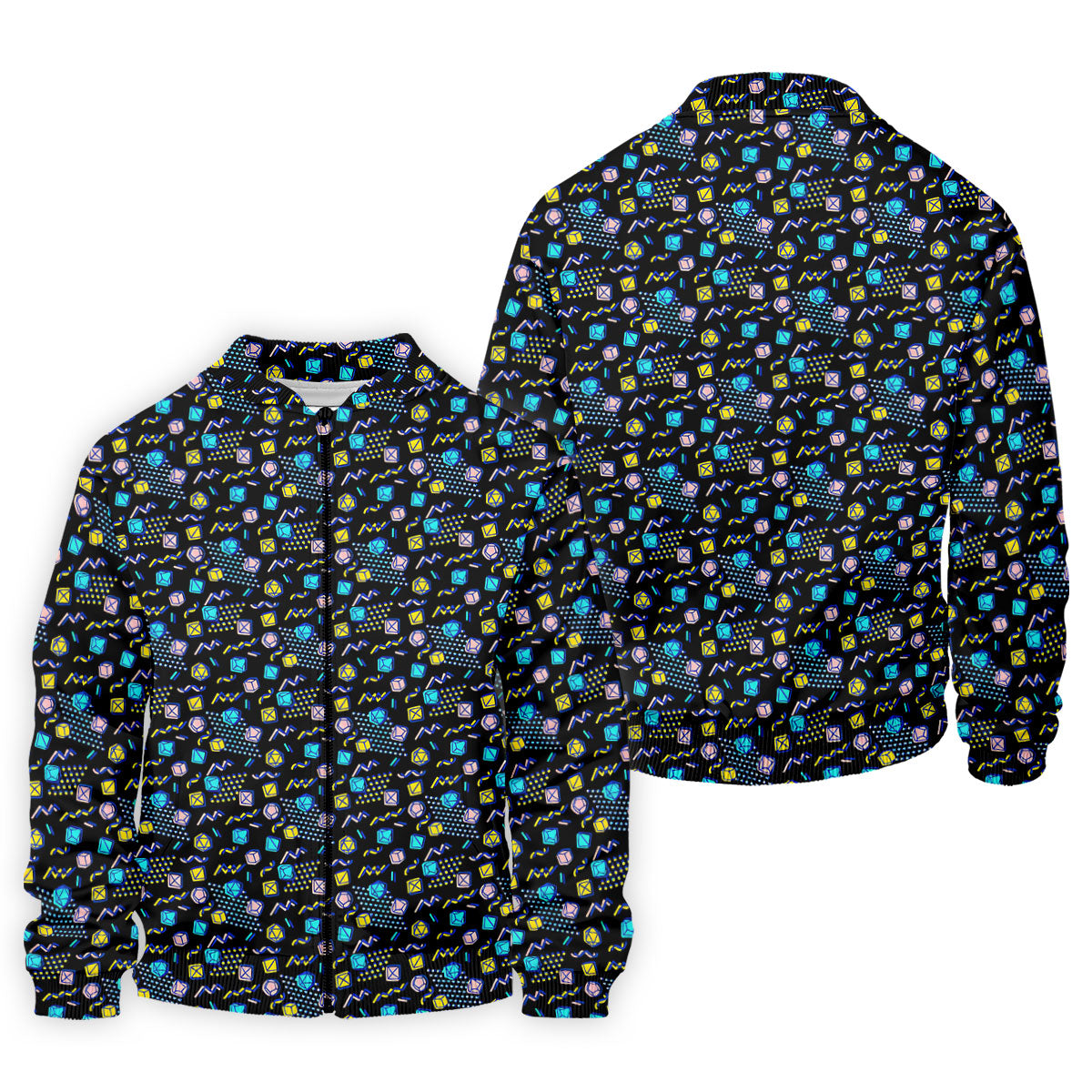 90s Dice Memphis Style Black Golf Shirt, Cute Golf Shirt, Polo Shirts For Men, Golf Shirts For Men