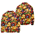 Sparkling Lights Christmas Golf Shirt, Mens Golf Shirts, Golf Apparel For Men