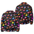 Dinosaur Lover Colorful Golf Shirt, Men’s Golf Shirt, Golf Polo Shirts For Men