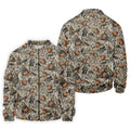 Vintage Pumpkin Skull Halloween Golf Shirt, Golf Shirts For Men, Golf Apparel For Men