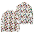 Bigfoot Golfer Pattern Men's Golf Shirt, Golf Polo Shirts For Men, Mens Golf Apparel
