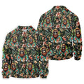 Bigfoot Hawaiian Tropical Golf Shirt, Funny Sasquatch Golf Shirts For Men