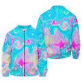 Pastel Marble Abstract Swirl Pattern Golf Shirt, Polo Shirts For Men, Men's Golf Shirt