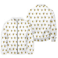 Cartoon Beer Mug Golfer Pattern Golf Polo Shirt, Polo Shirts For Men, Printed Golf Shirts