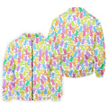 Pastel Easter Peeps Daisy Pattern Golf Shirts For Men, Cute Golf Outfit, Polo Shirts For Men