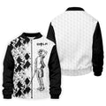 Golf Skeleton Splatter Effect Argyle Pattern Golf Tops For Men, Father's Day Golf Gift