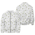 Stick Figure Golf Pose Autism Ribbon White Golf Shirt, Autism Awareness Colors Golf Shirts For Men
