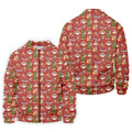 Tropical Santa Summer Christmas Pattern Polo Shirt, Mens Golf Polo, Christmas Shirt