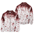 I'm Fine Bloody Splatter Halloween Golf Polo Shirt for Men, Mens Golf Shirts, Golf Apparel For Men