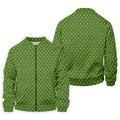 Funny Hole In One Pickle Golf Pattern Polo Shirt, Golf Shirts For Men, Mens Golf Apparel