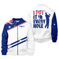 I Put It In Every Hole Australia Flag Print Men's Golf Top, Polo Shirts For Men, Golf Shirts For Men