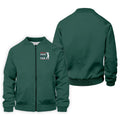 Green Best Papa By Par Embroidered Golf Polo Shirt, Golf Shirts For Men, Printed Golf Shirts