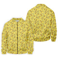 Cute Yellow Rubber Duck Pattern Golf Shirt, Hawaiian Golf Shirt, Mens Golf Shirts, Golf Apparel For Men