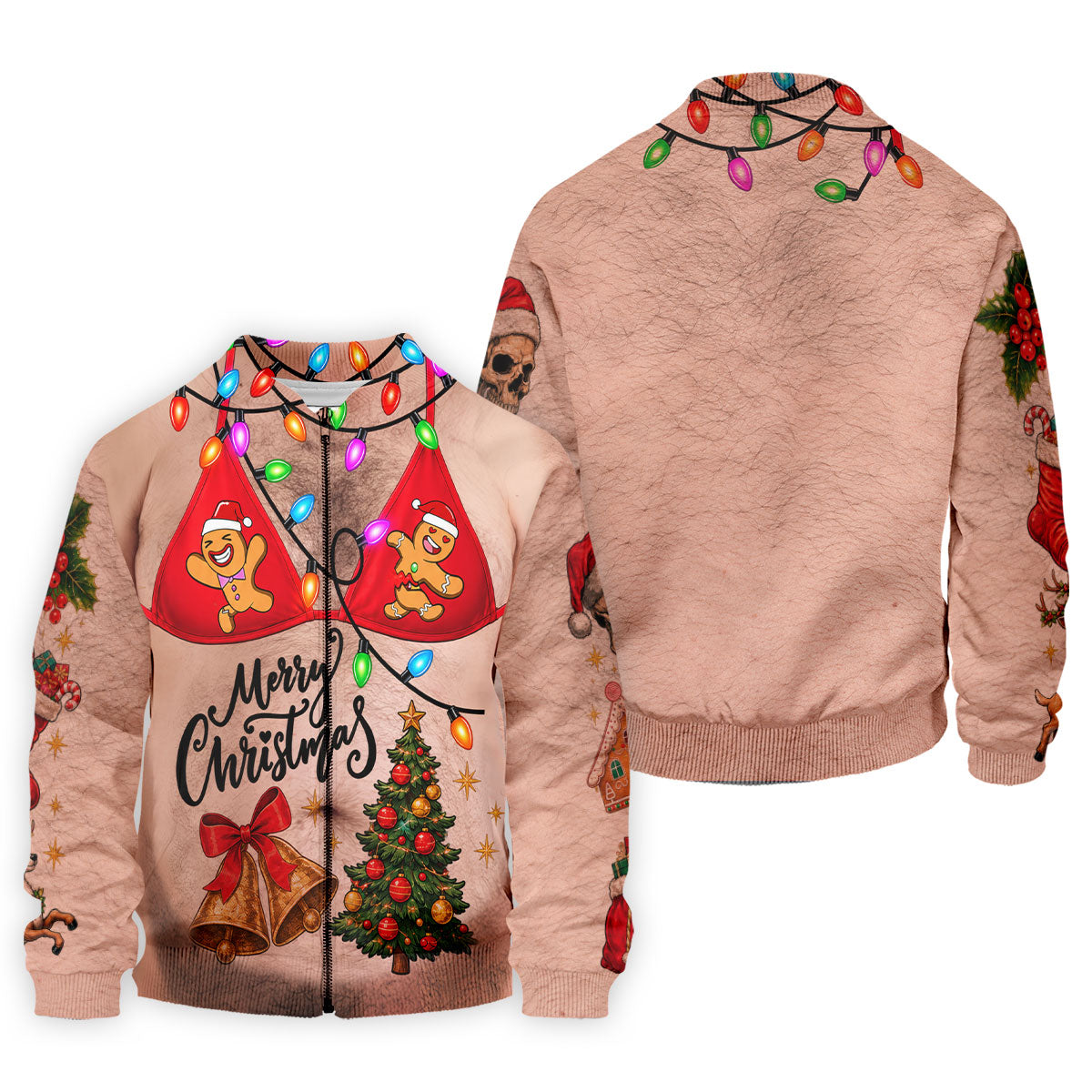 Merry Gingerbread Bra Christmas Golf Shirt, Mens Golf Shirts, Polo Shirts For Men