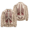 Knitted Skeleton Sequin Halloween Polo Shirt, Mens Golf Polo, Golf Apparel For Men