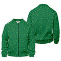 Golf And Beer Lucky Four Leaf Clover St Patrick's Day Green Golf Tops For Men, Golf Gift For Men