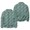 Dinosaur Head Tropical Vibe Golf Tops For Men, Polo Shirts For Men, Golf Shirts For Men
