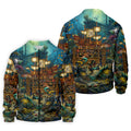 Pirate Life Tiki Pattern Hawaiian Golf Shirt, Men's Golf Shirt, Polo Shirts For Men