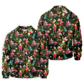 Funny Santa Claus Golf Pose Golf Tops For Men, Polo Shirts For Men, Christmas Golf Shirt, Mens Golf Gift