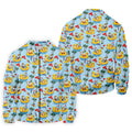 Men's Santa Duck Pool Float Hawaiian Golf Shirt, Christmas Golf Shirt, Golf Apparel For Men