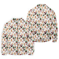 Christmas Sweets Pattern Golf Tops For Men, Cartoon Print Polo Shirts For Men, Christmas Golf Shirt, Golfing Apparel