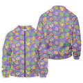 Colorful Painted Easter Eggs Golf Shirts For Men, Cute Golf Outfit, Polo Shirts For Men