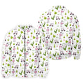Pink Flamingo Golf Cart Cactus Hawaiian Golf Shirt, Mens Golf Polo, Golf Apparel For Men