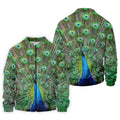 The Peacock Unique Golf Shirt, Golf Tops For Men, Golf Shirts For Men, Polo Shirts For Men