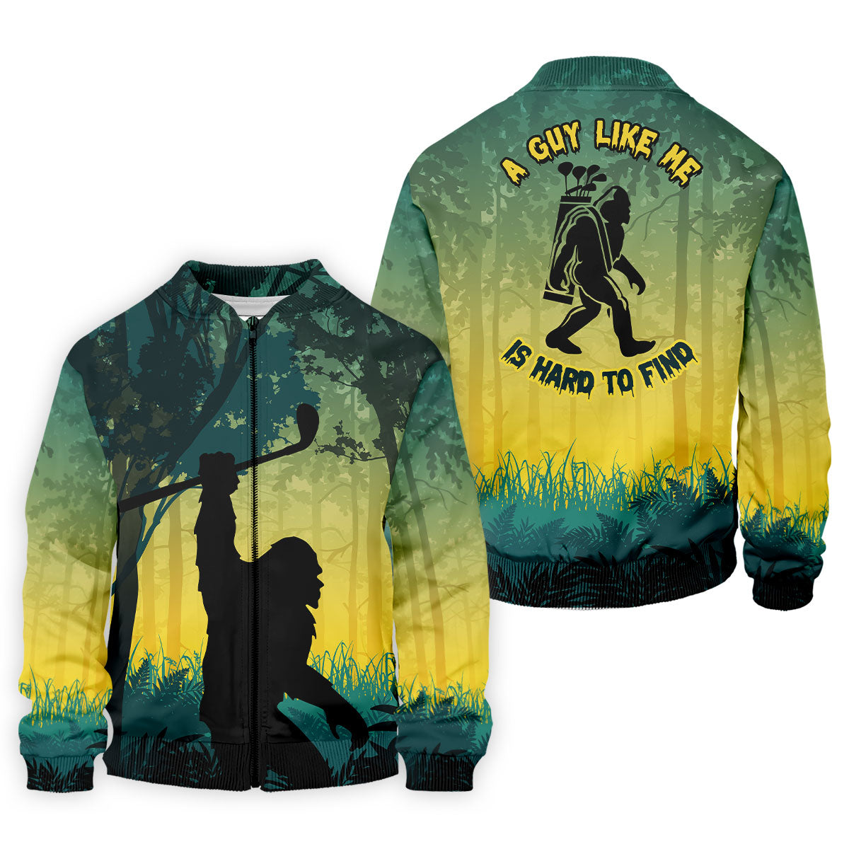 Bigfoot A Guy Like Me Is Hard To Find Men's Polo Shirt, Golf Polo Shirts For Men, Mens Golf Apparel