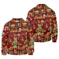Men's Tropical Santa Surf Shack Golf Shirt, Christmas Golf Shirt, Golf Apparel For Men