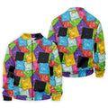 Funny Condom Wrapper Pattern Golf Polo Shirt, Men's Golf Shirts, Novelty Golf Apparel For Men