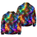 Colorful Disc Golf Basket Swirl Pattern Polo Shirt, Printed Golf Shirts, Hawaiian Golf Shirt, Mens Golf Apparel