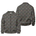 Funny Golf Lesson Alligator Pattern Polo Shirt, Golf Shirts For Men, Mens Golf Apparel