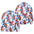 Bigfoot Flamingo Float Tropical Hawaiian Golf Shirt, Hawaiian Golf Shirt, Mens Golf Shirts