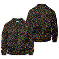 Rainbow Infinity Symbol Autism Awareness Colorful Handprint Golf Shirts For Men, Polo Shirts For Men